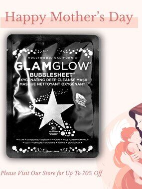 Glamglow Bubblesheet Oxygenating Deep Cleanse Mask By Glamglow for Women - 1 Pc